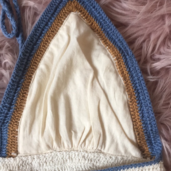 NWOT AE Boho Knit Halter Top - Picture 7 of 11